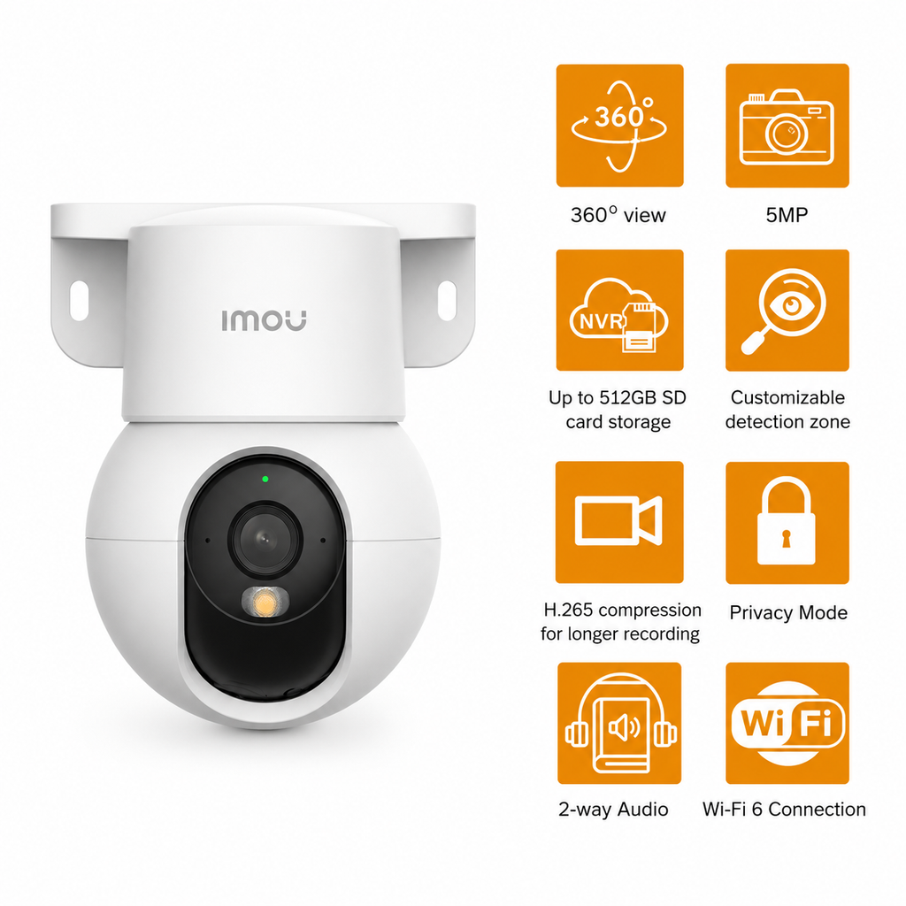 IMOU Ranger Mini 5MP PT Indoor Wi-Fi Camera