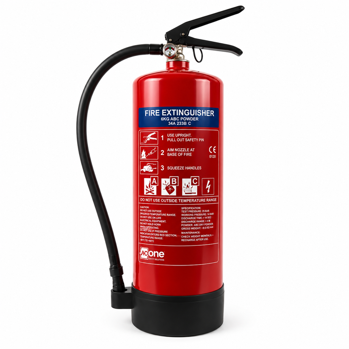 6kg Dry Powder Fire Extinguisher طفاية بودرة لجميع أنواع الحريق – Best ...