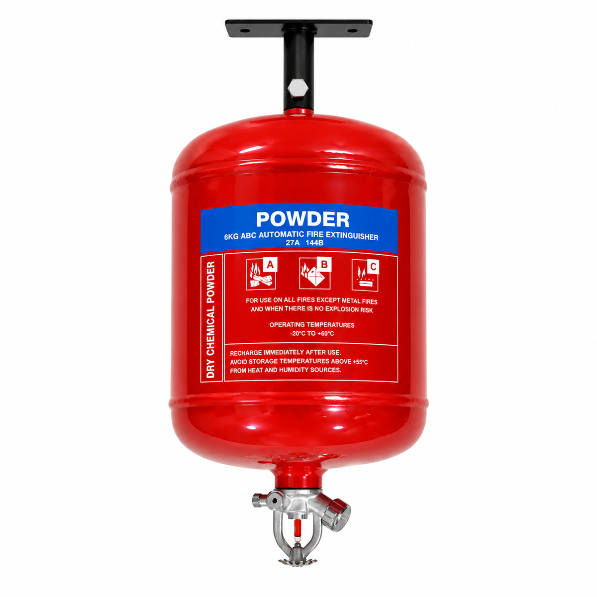 6kg Powder Automatic Fire Extinguisher